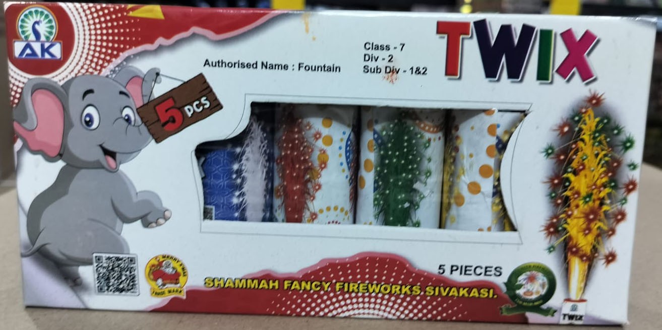 Twix (Multi colour) (5 Pcs)